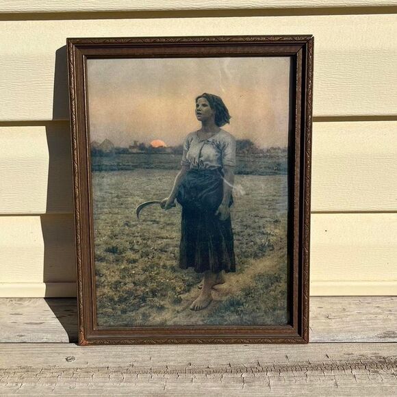 Antique Song of the Lark Jules Breton 1884 Framed Print - Picture 1 of 3